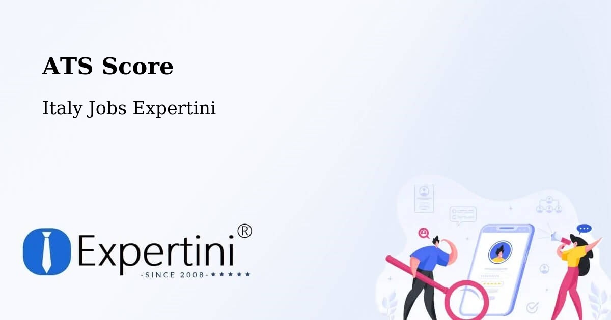 Resume ATS Score & Job Description Match Tool – Vanzone - Italy Jobs Expertini