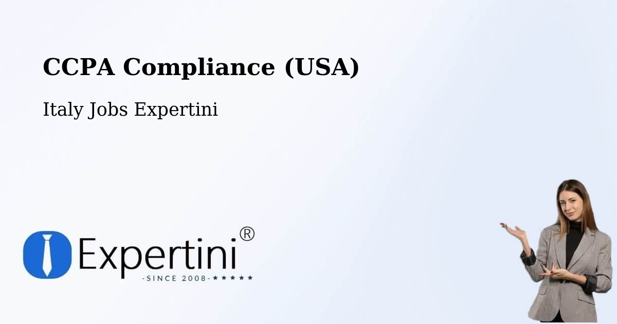CCPA Privacy Rights & Compliance Notice – Vanzone - Italy Jobs Expertini