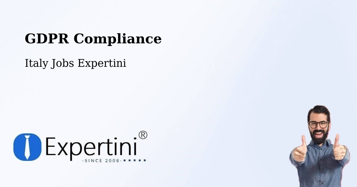 EU GDPR Compliance Statement – Vanzone - Italy Jobs Expertini