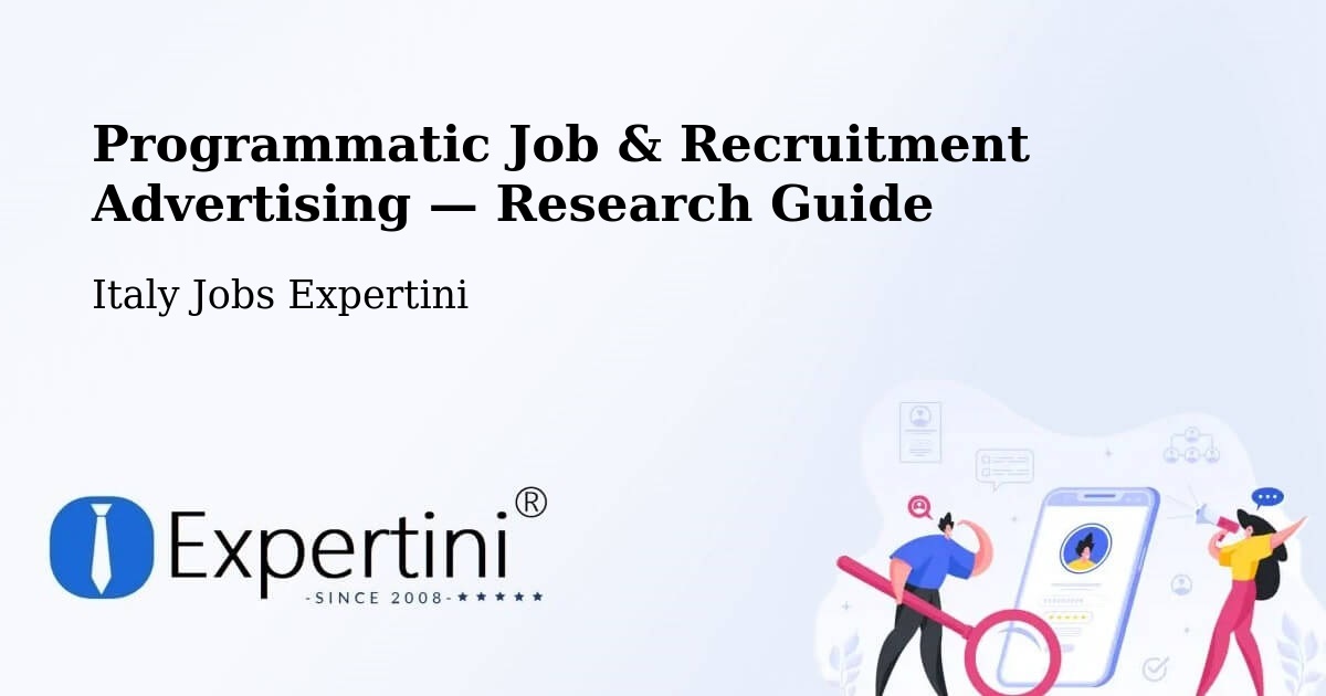 Programmatic Job & Recruitment Advertising — Research Guide – Vanzone